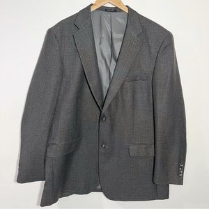 New Joseph & Feiss Houndstooth Check Print Sportcoat‎ Blazer Size 48 Long